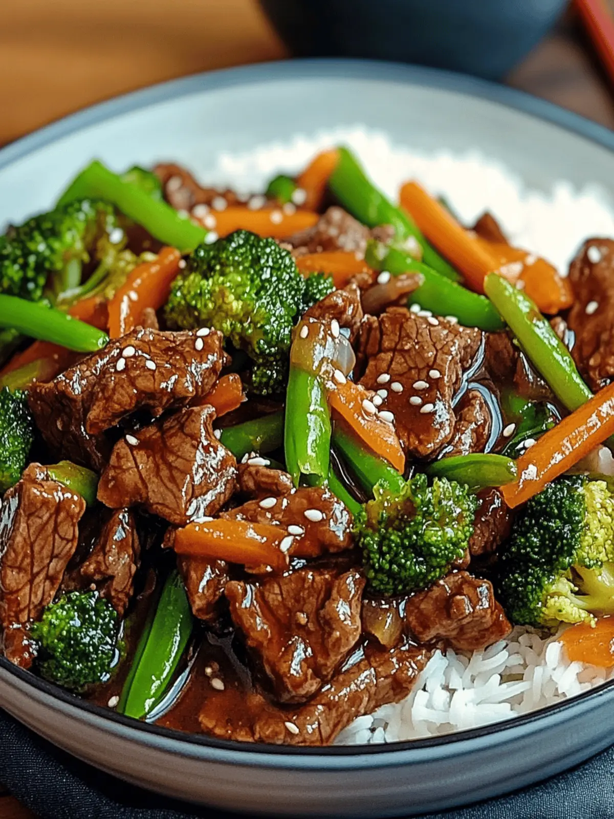 Asian Sweet Ginger Beef Stir Fry