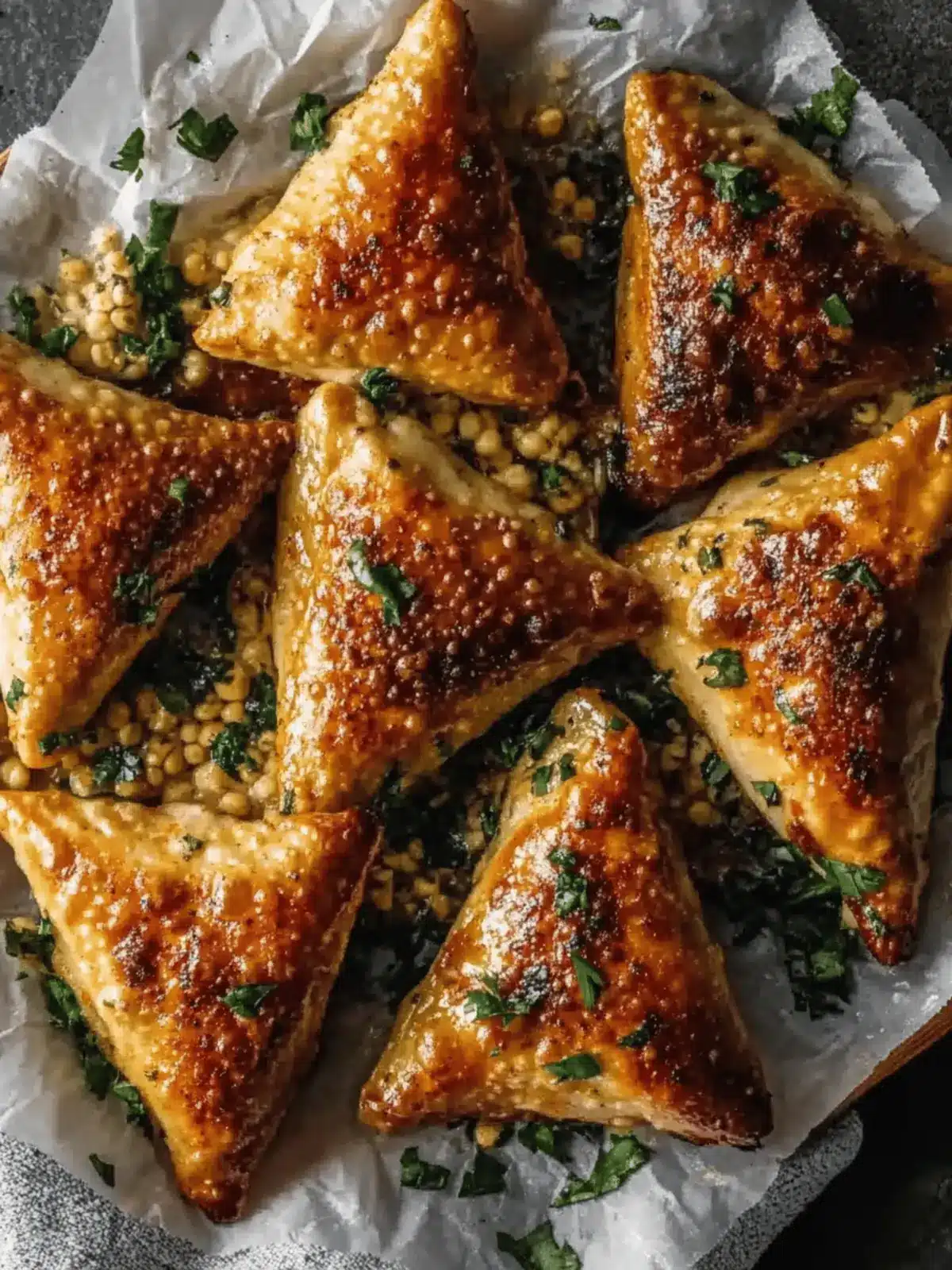 Moroccan Spiced Chicken Briouats