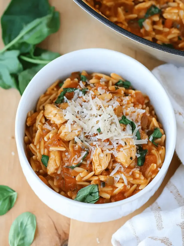 Marry Me Chicken Orzo