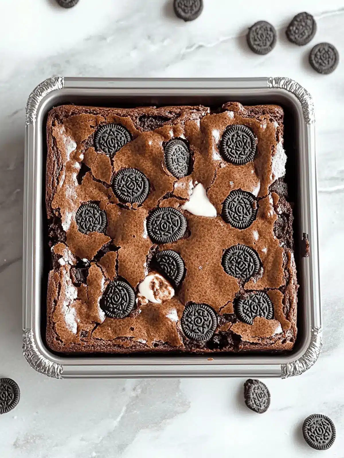 Easy Fudgy Oreo Brownie Recipe