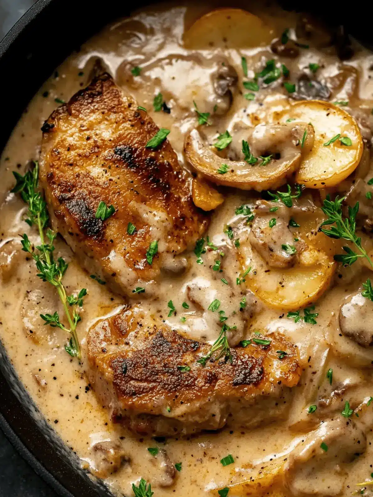 Smothered Pork Steak