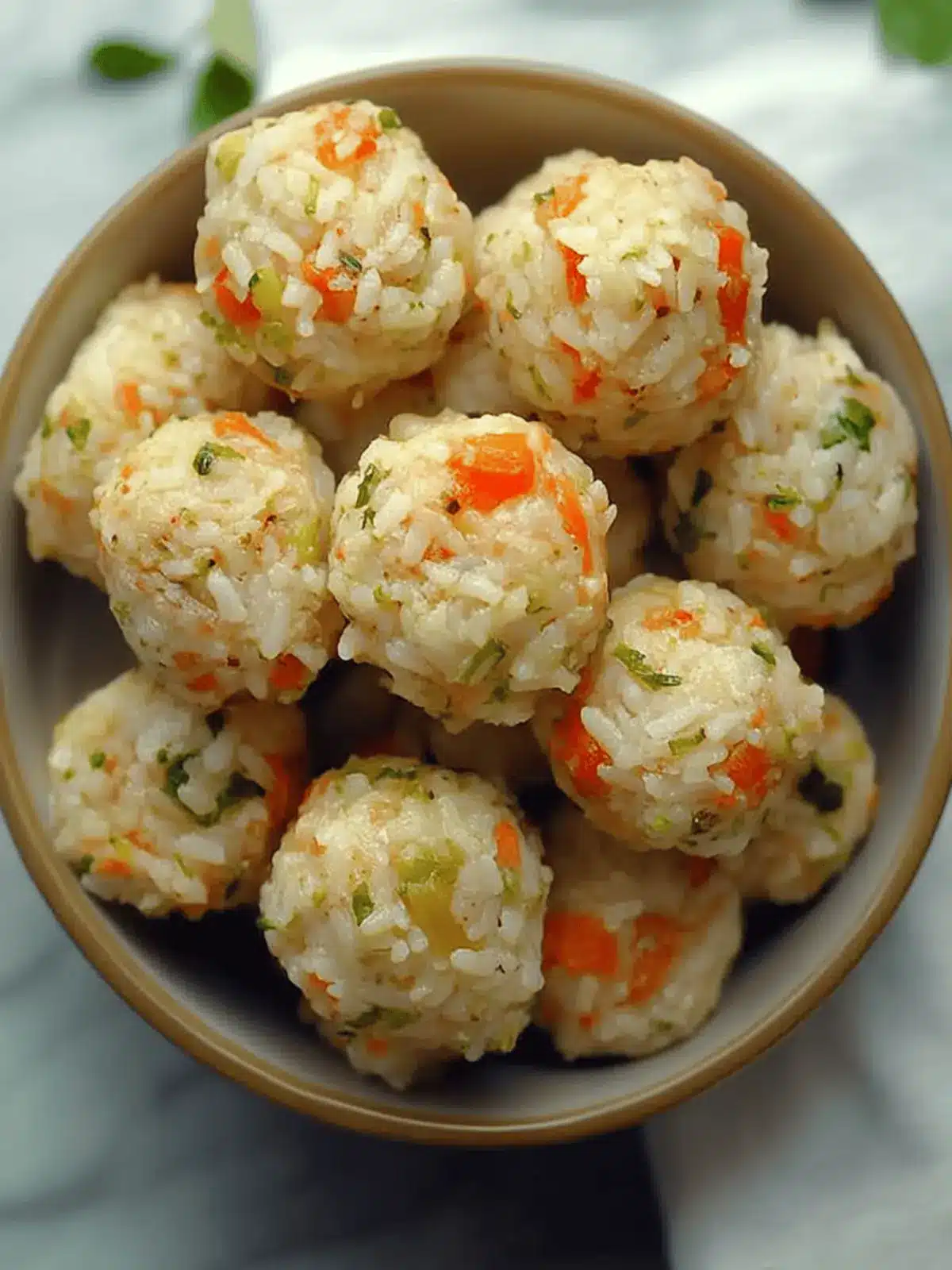 Veggie Rice Balls