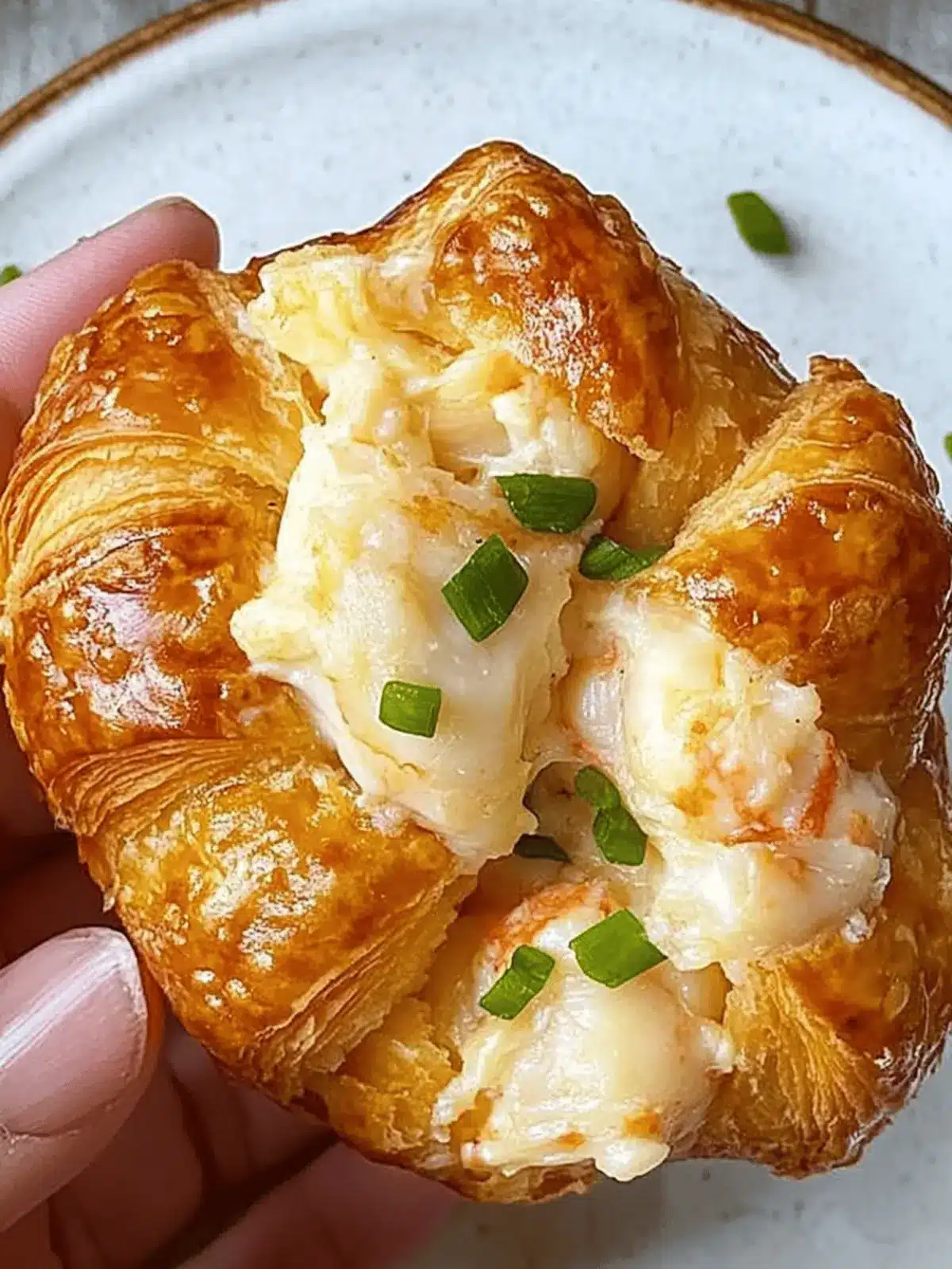 Crab Dip Croissants