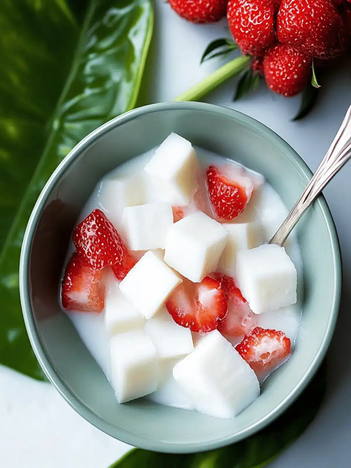 Haupia (Hawaiian Coconut Pudding)