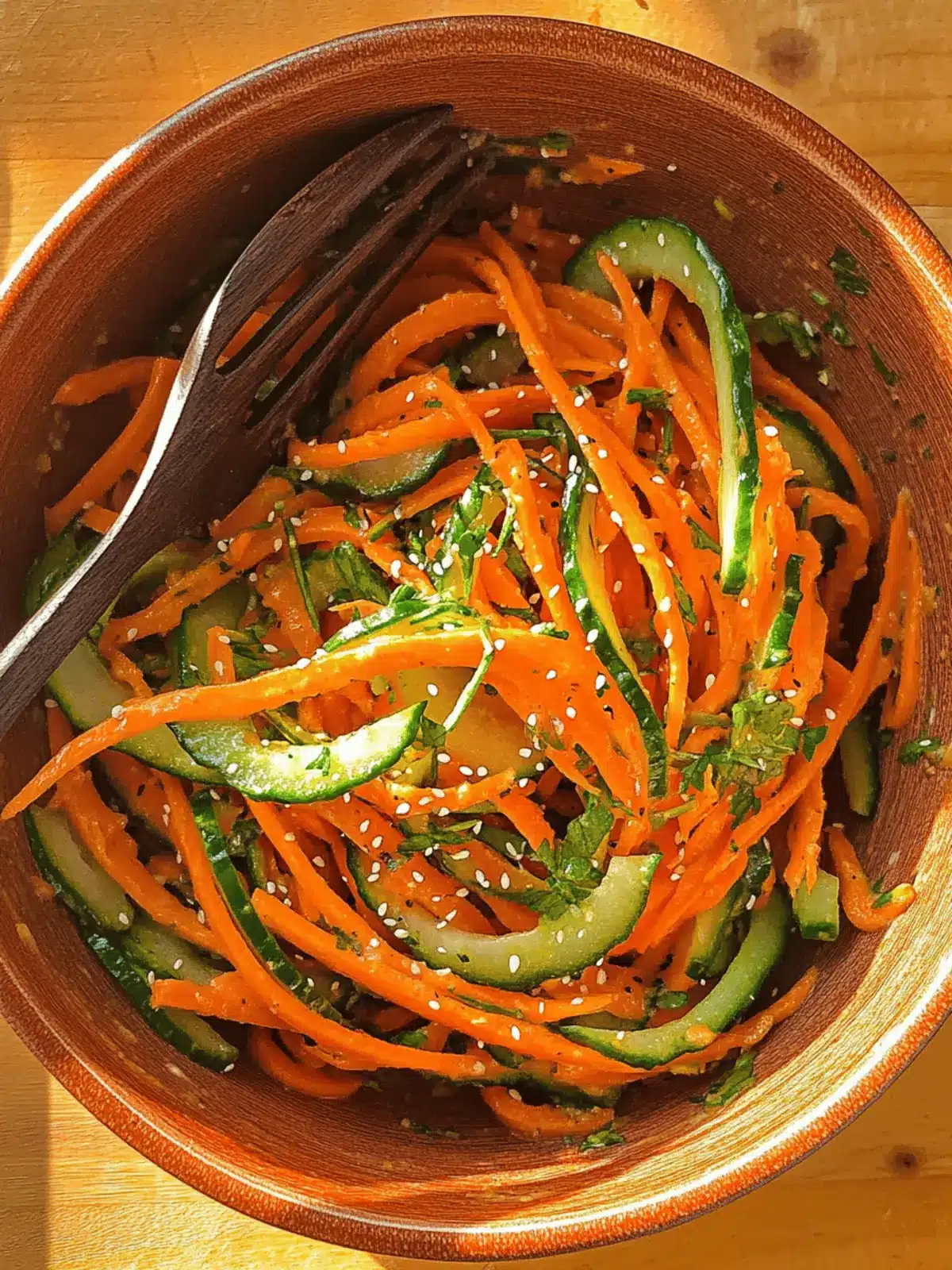 Cucumber Carrot Salad