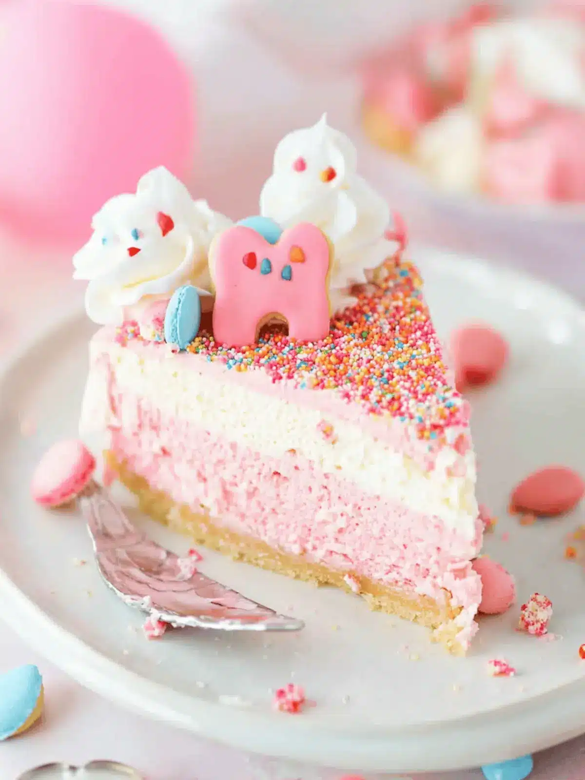 Frosted Animal Cookie Cheesecake