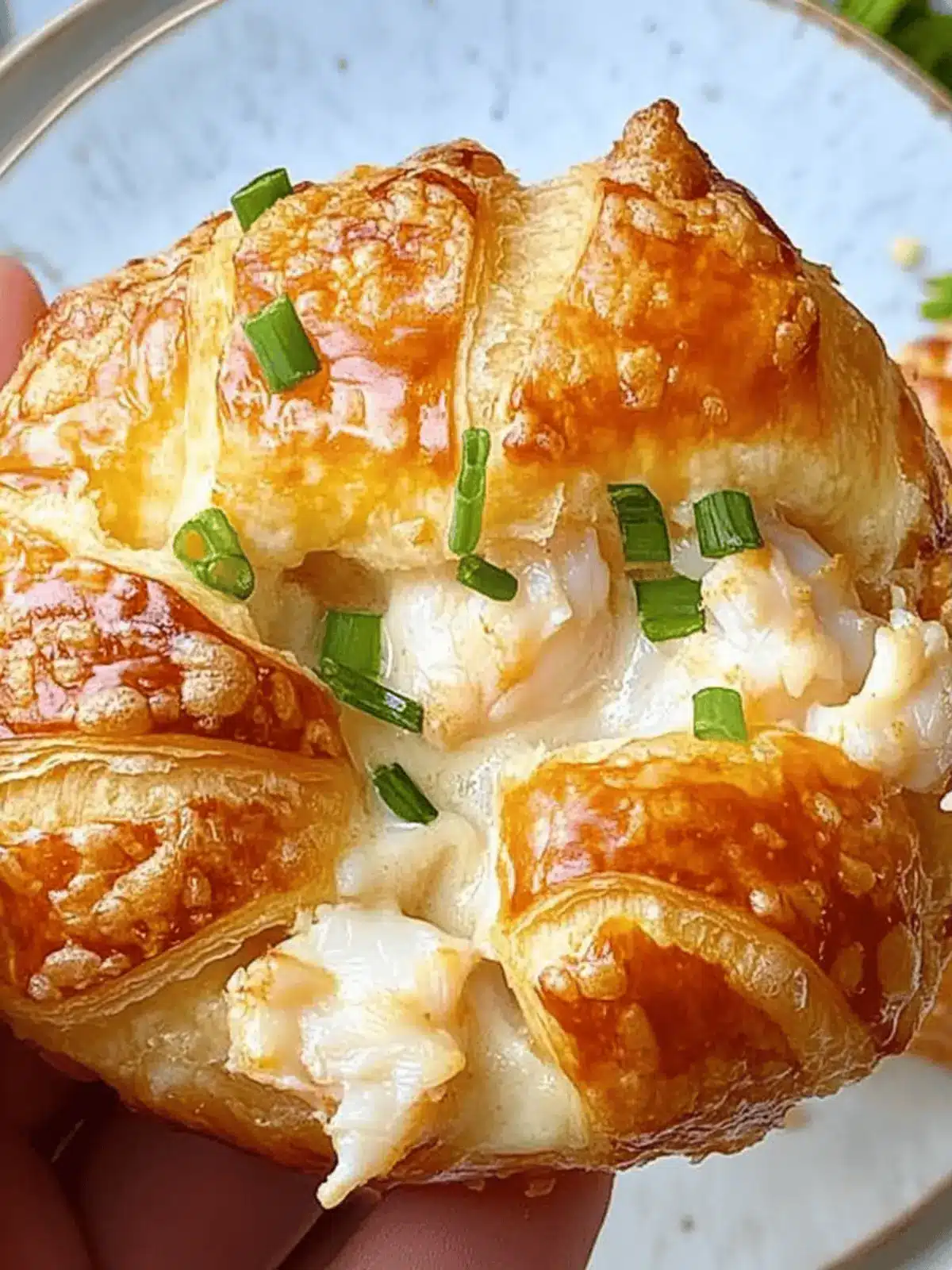 Crab Dip Croissants