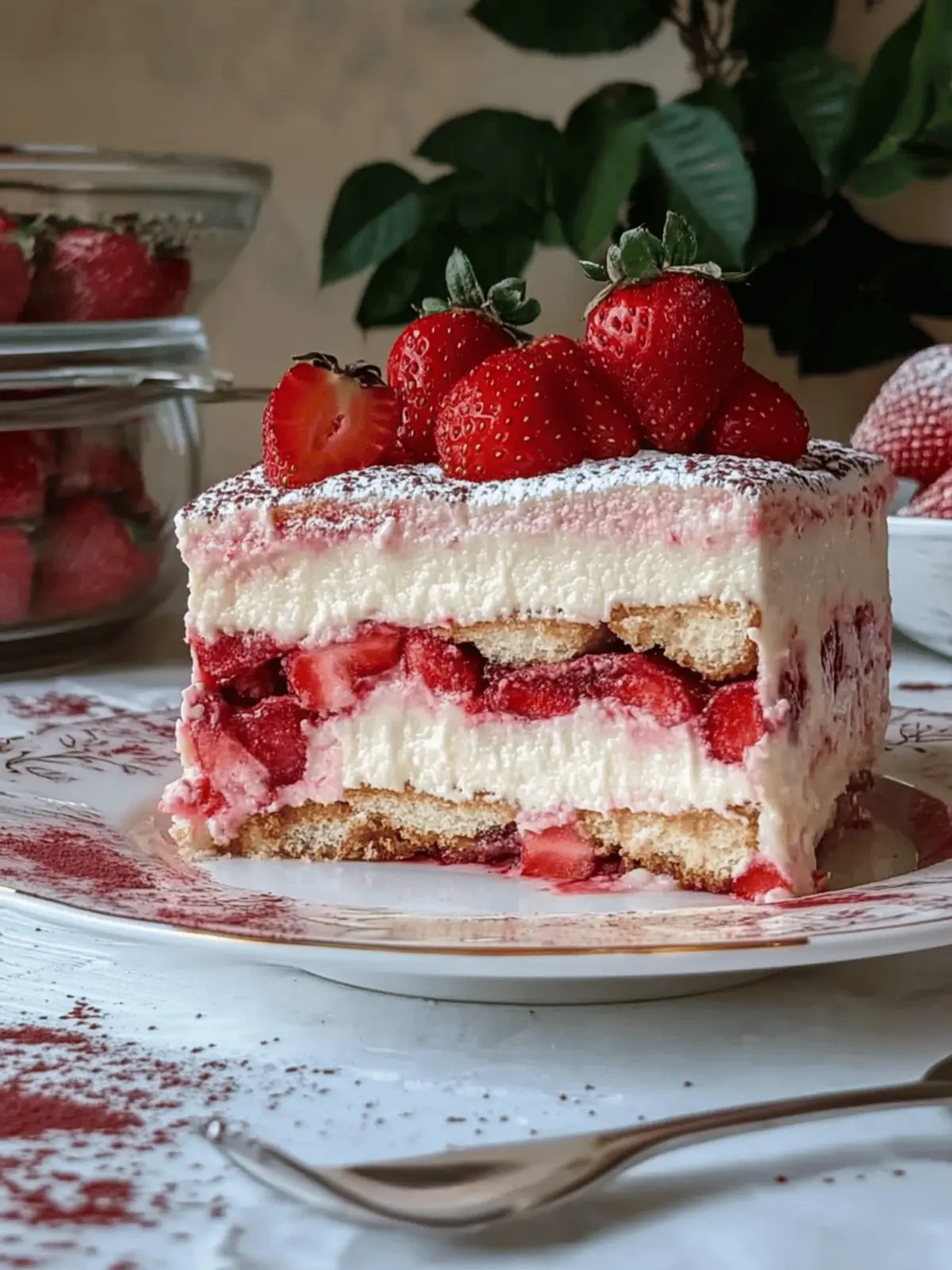 Strawberry Tiramisu