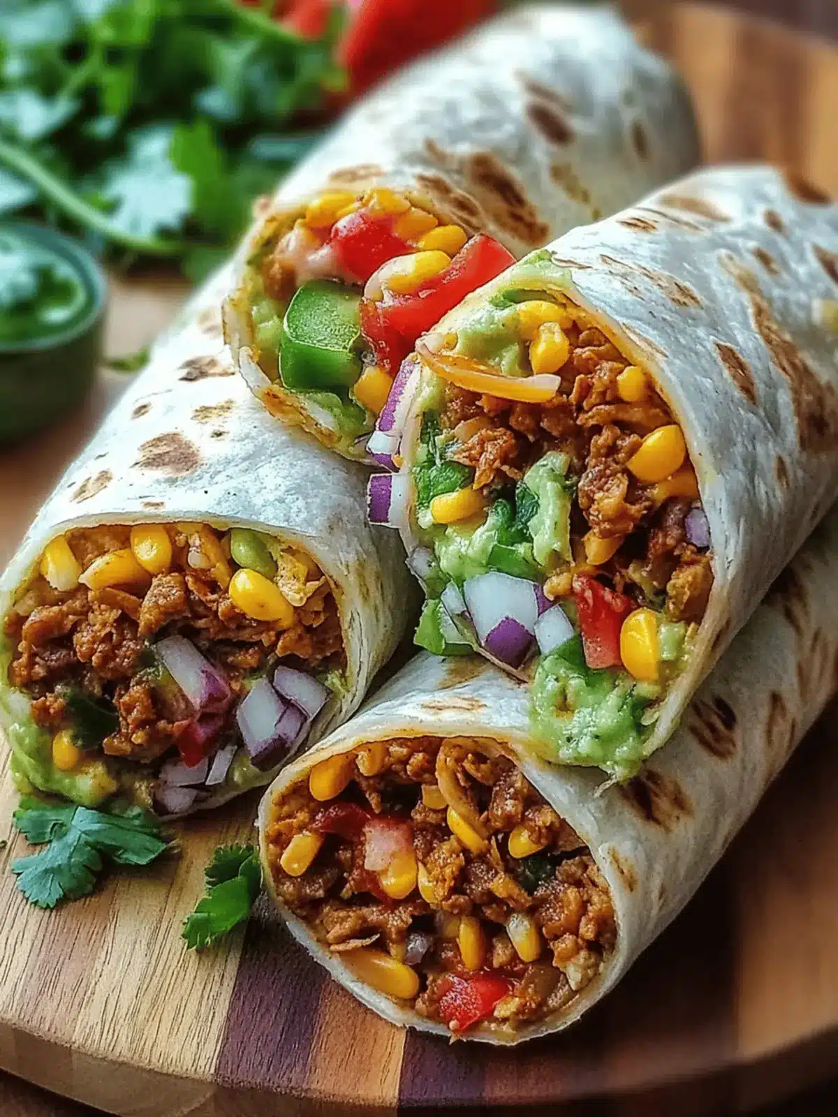 10-Minute Vegan Burrito Wraps