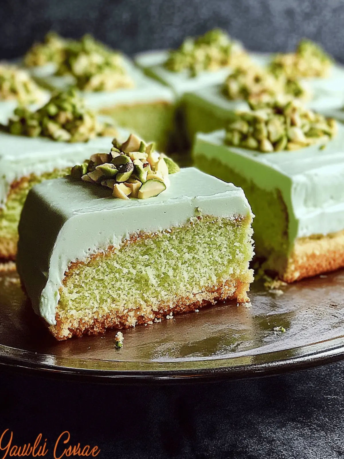 Pistachio Pineapple Cake