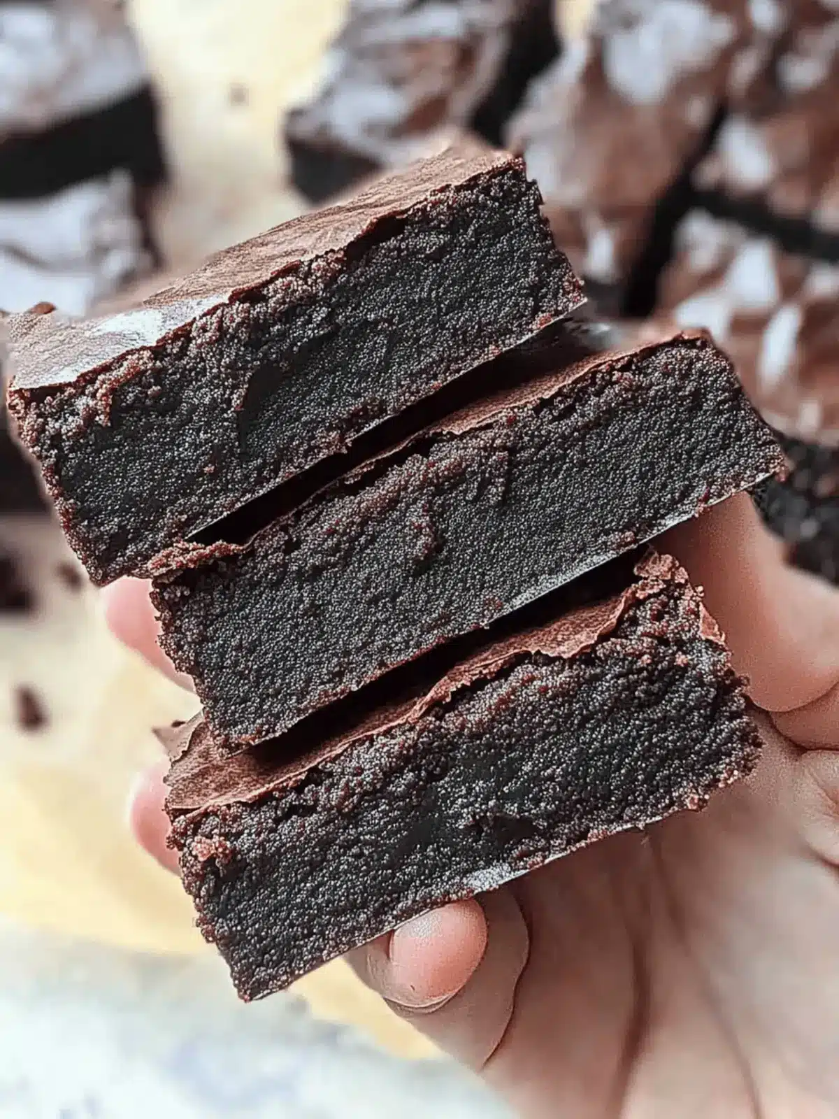 Chocolate Mochi Brownies