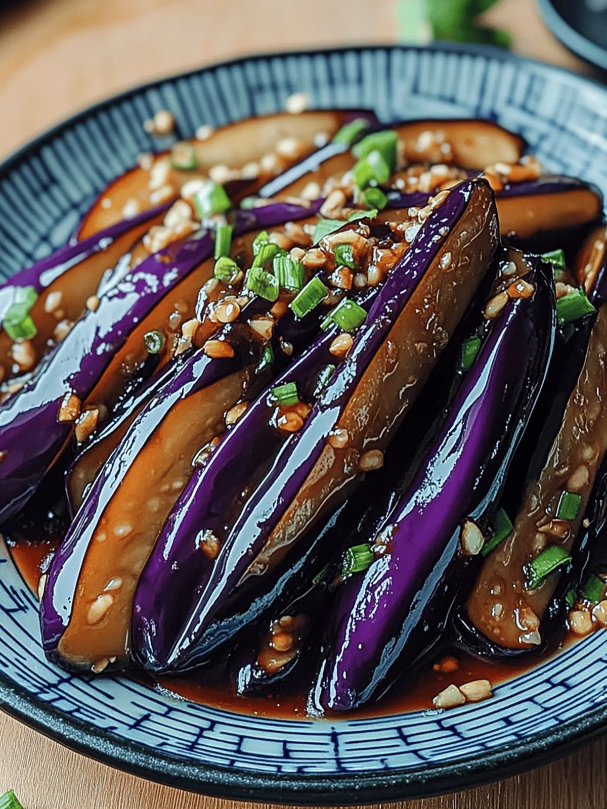 Chinese Eggplant with Garlic Sauce