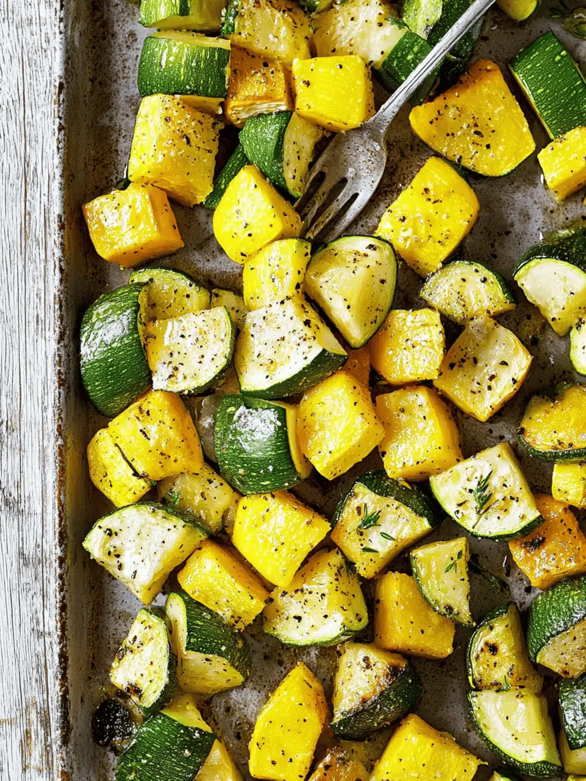Roasted Zucchini and Squash