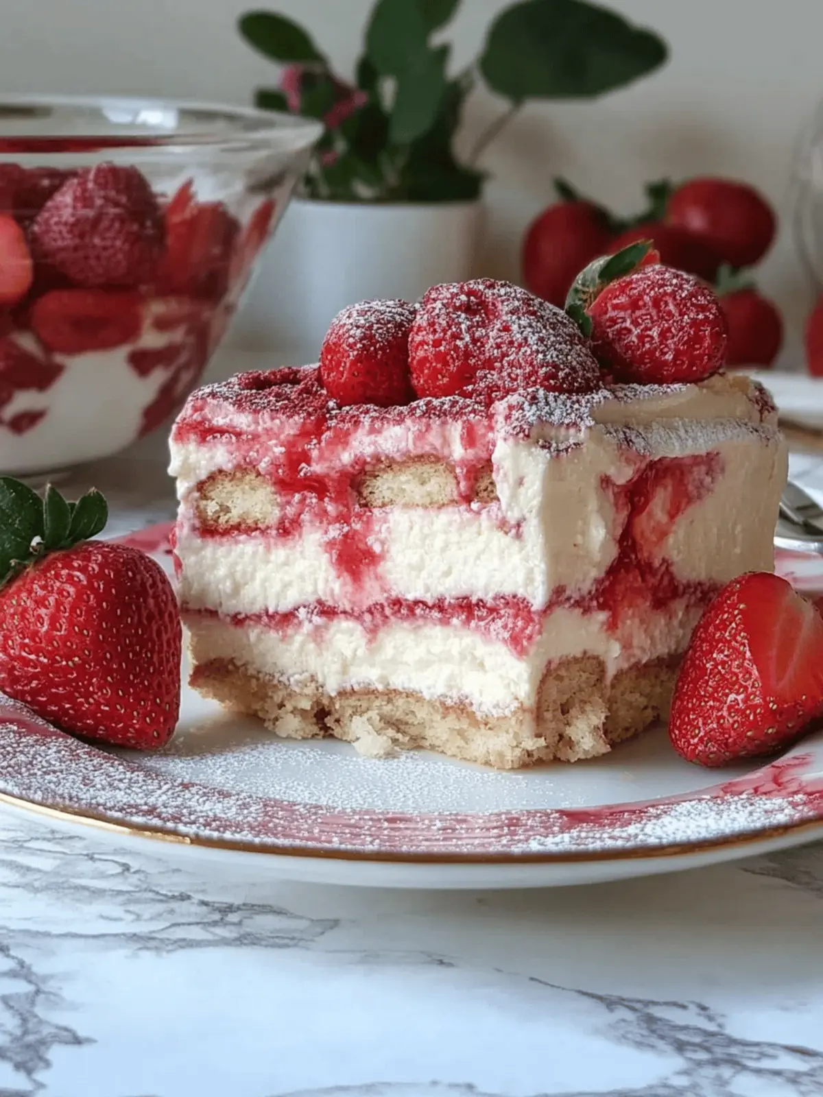 Strawberry Tiramisu