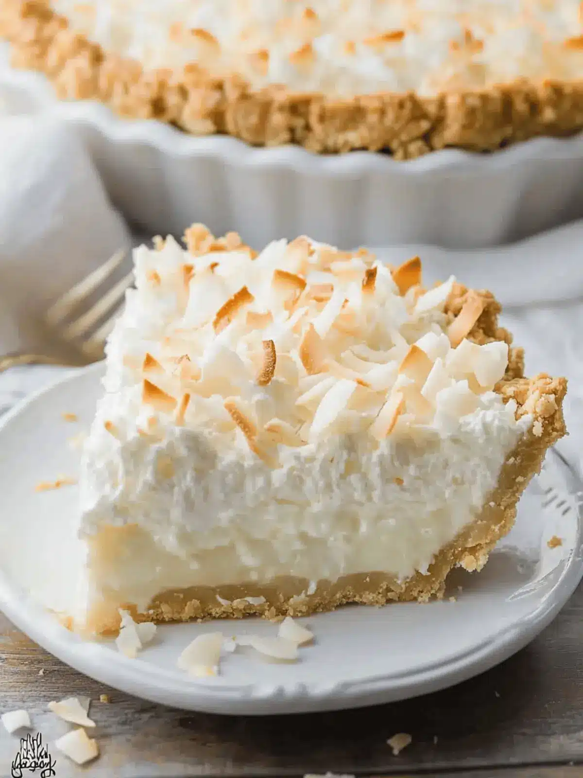 Triple Coconut Cream Pie