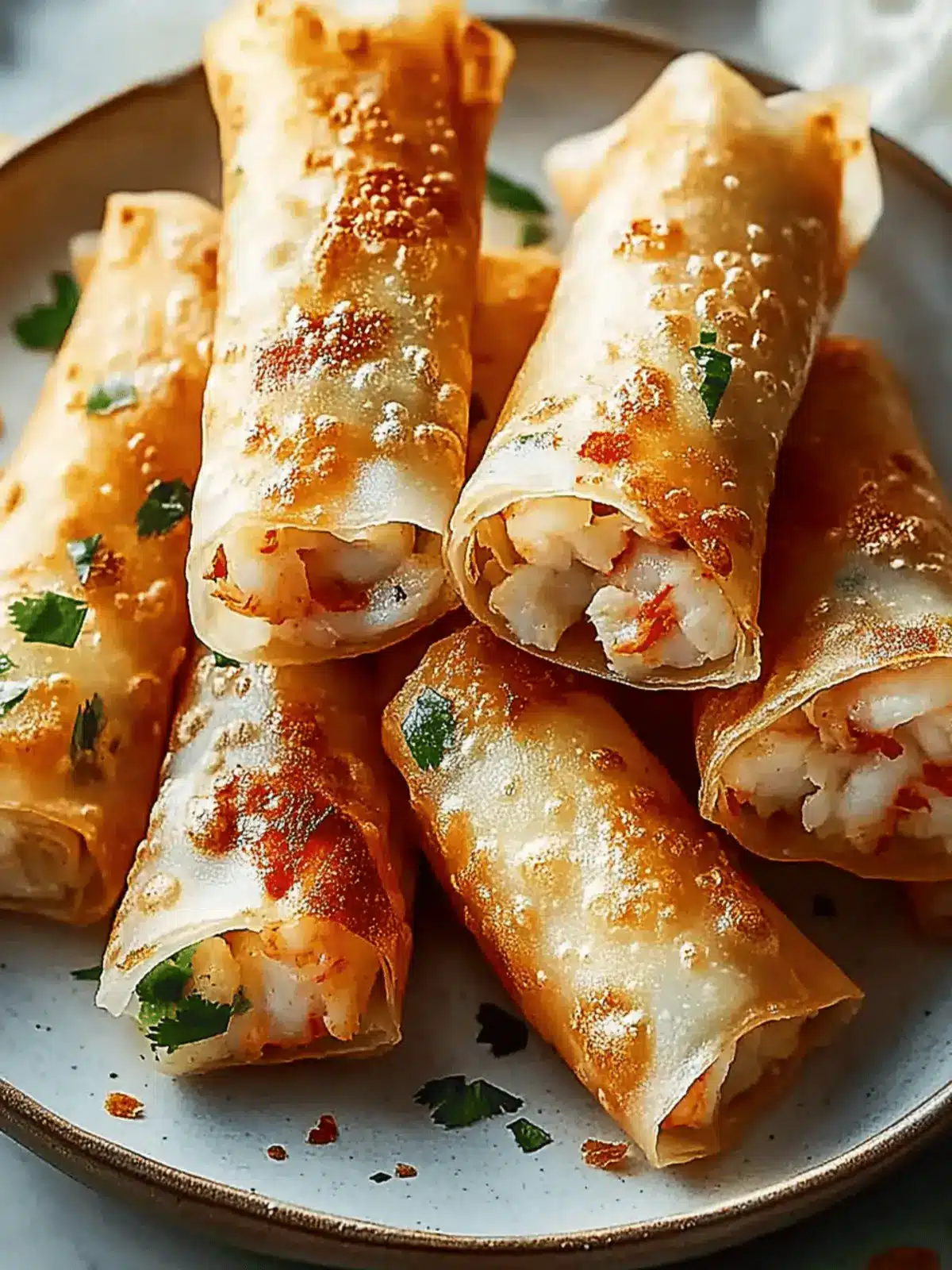 Easy Rice Paper Crab Rangoons