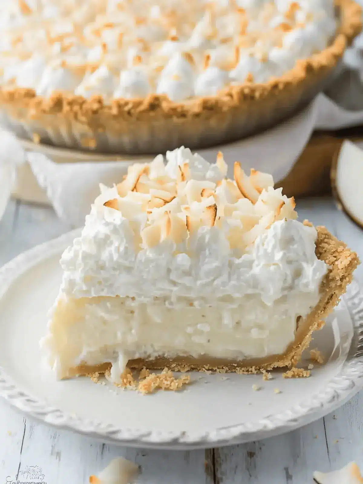 Triple Coconut Cream Pie