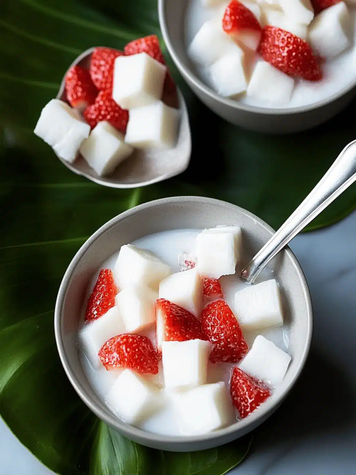 Haupia (Hawaiian Coconut Pudding)
