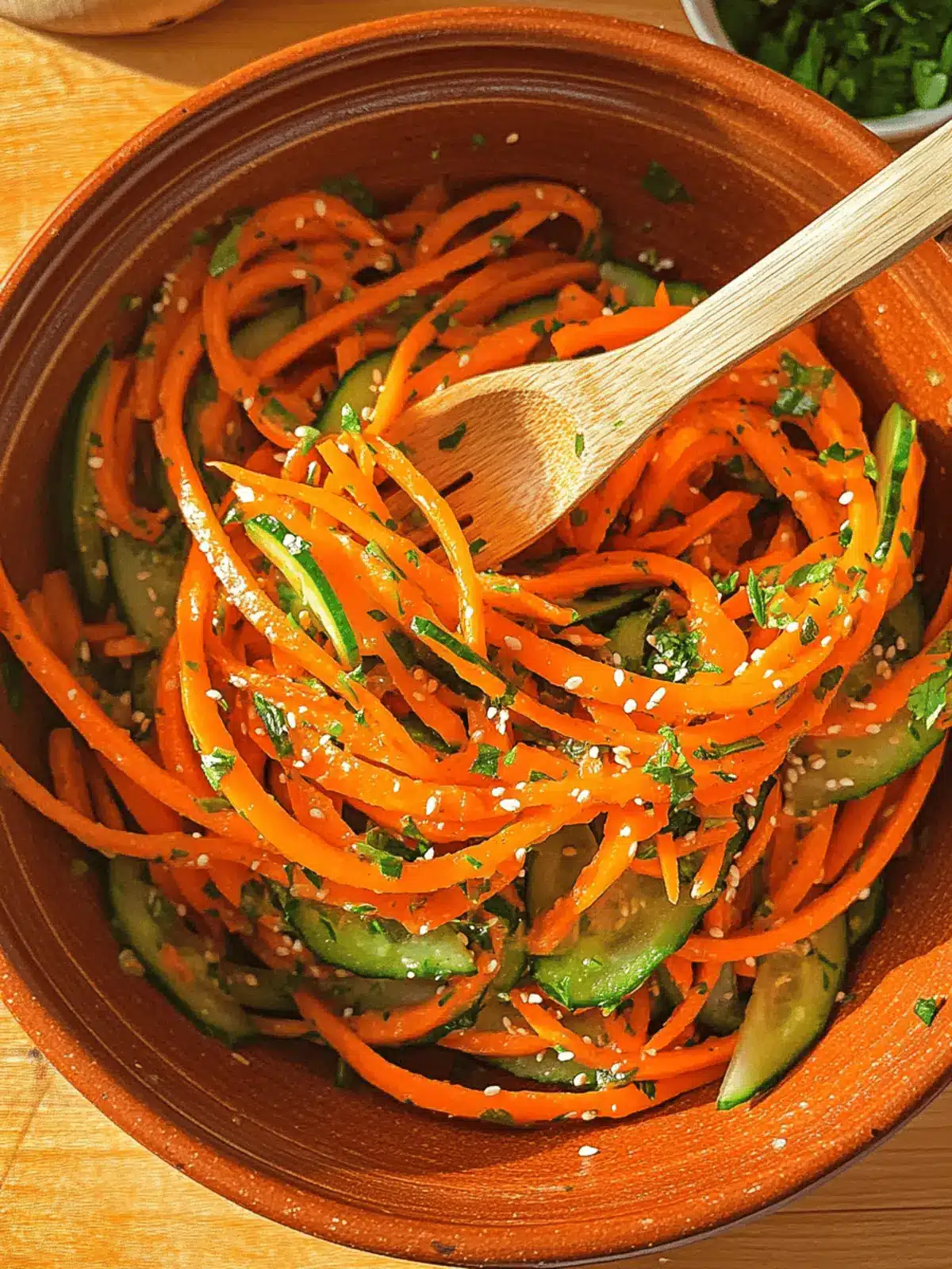 Cucumber Carrot Salad