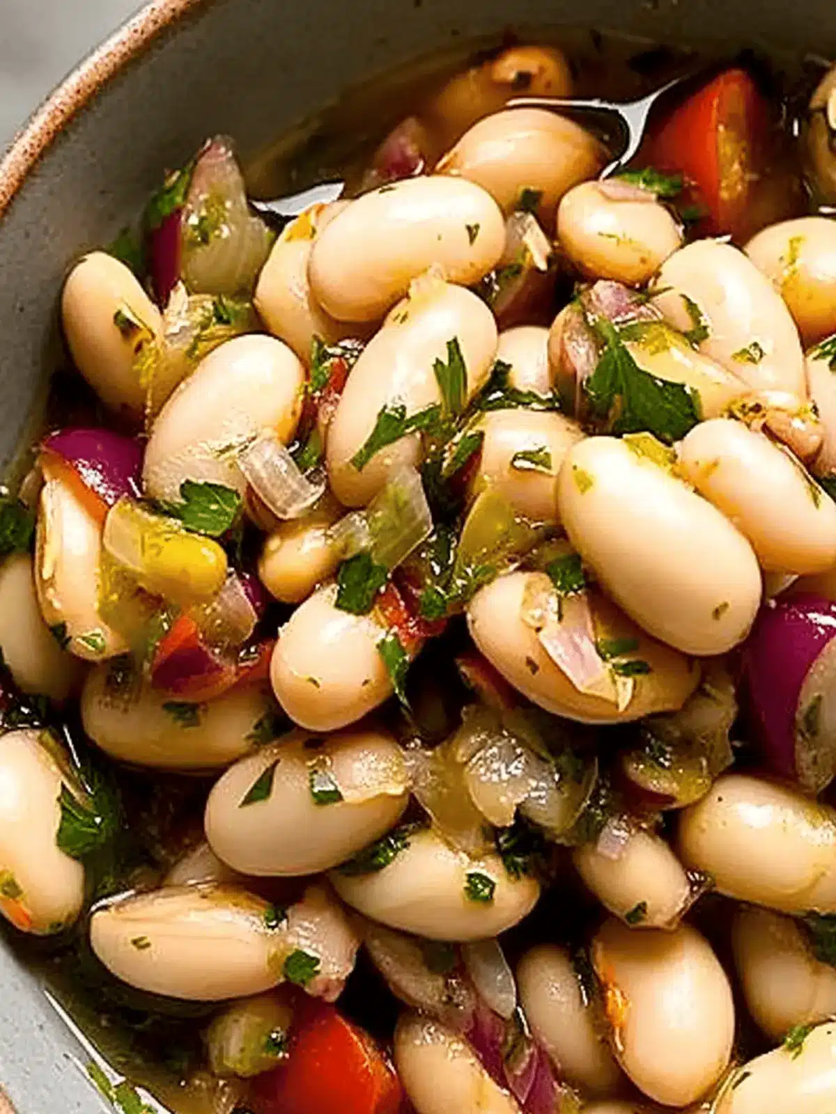 Marinated Butter Beans