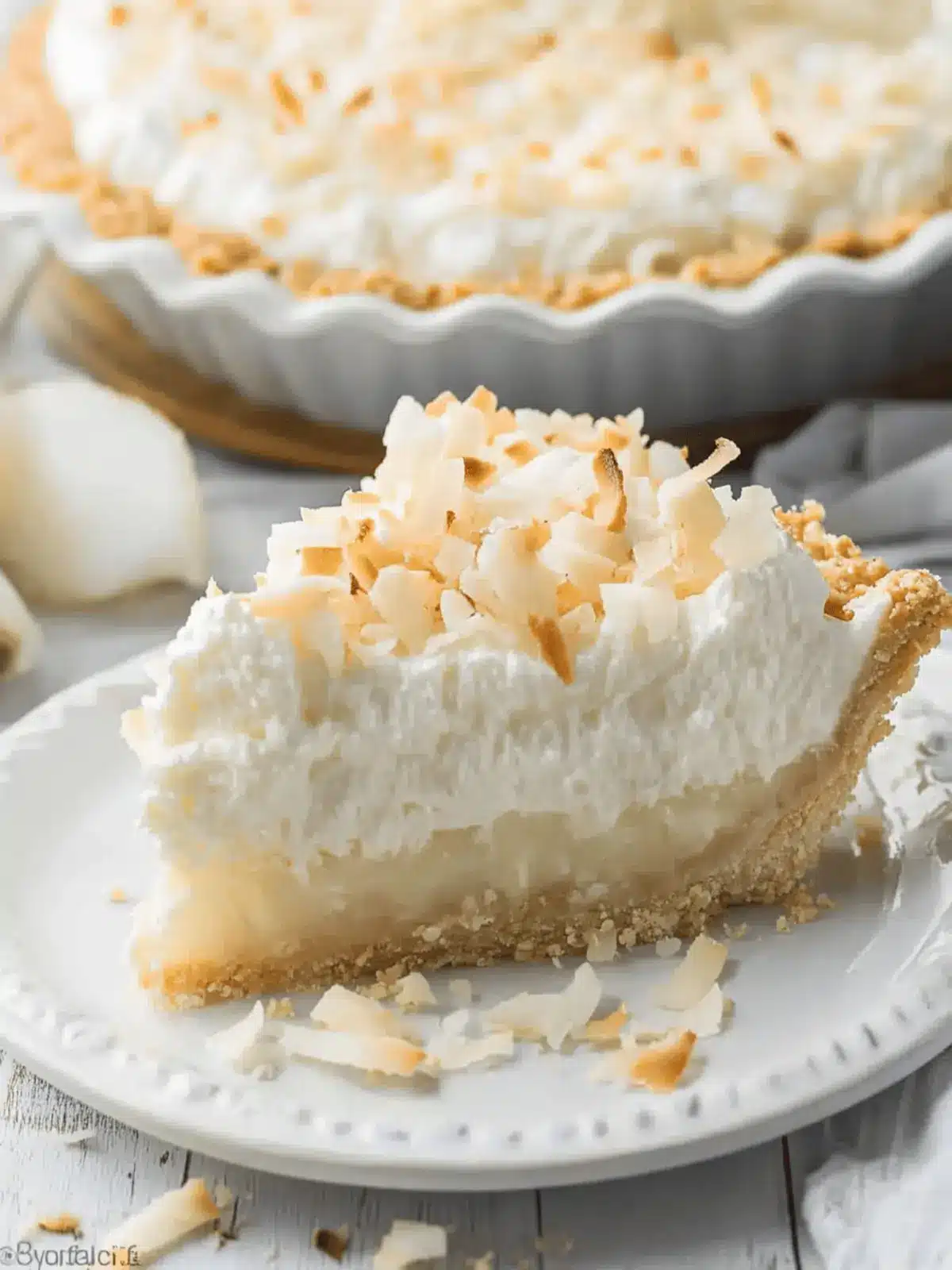 Triple Coconut Cream Pie