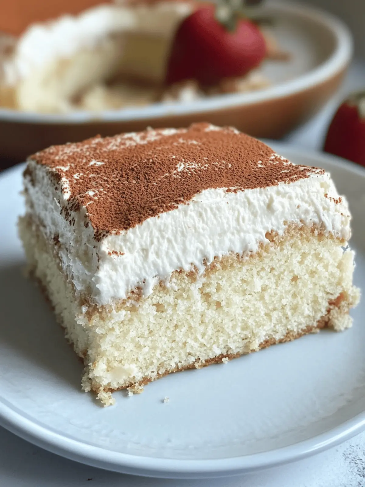 Sourdough Tres Leches Cake