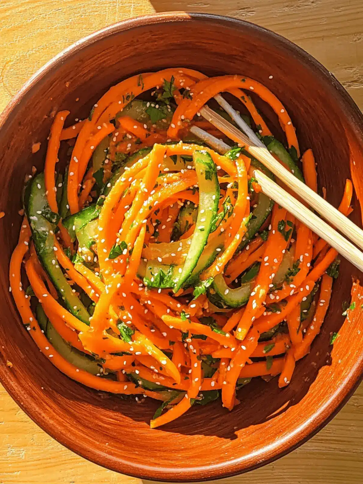 Cucumber Carrot Salad