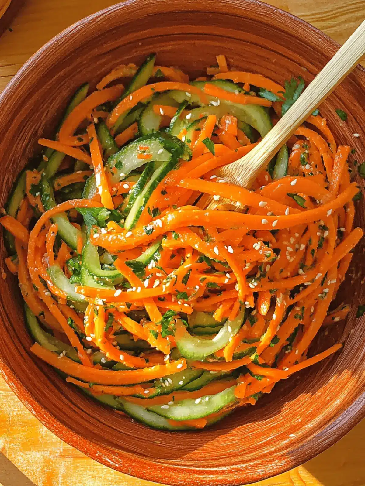 Cucumber Carrot Salad