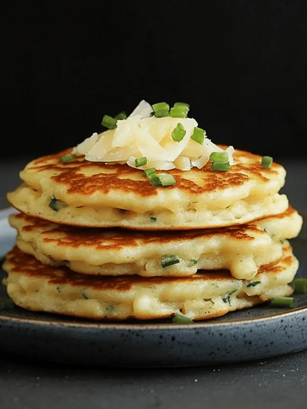 Cheese & Chive Pancakes