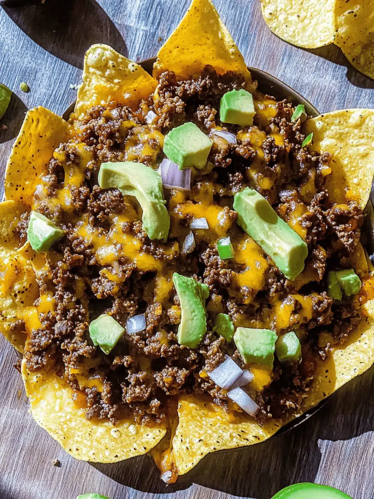 Easy Cheesy Beef Nachos
