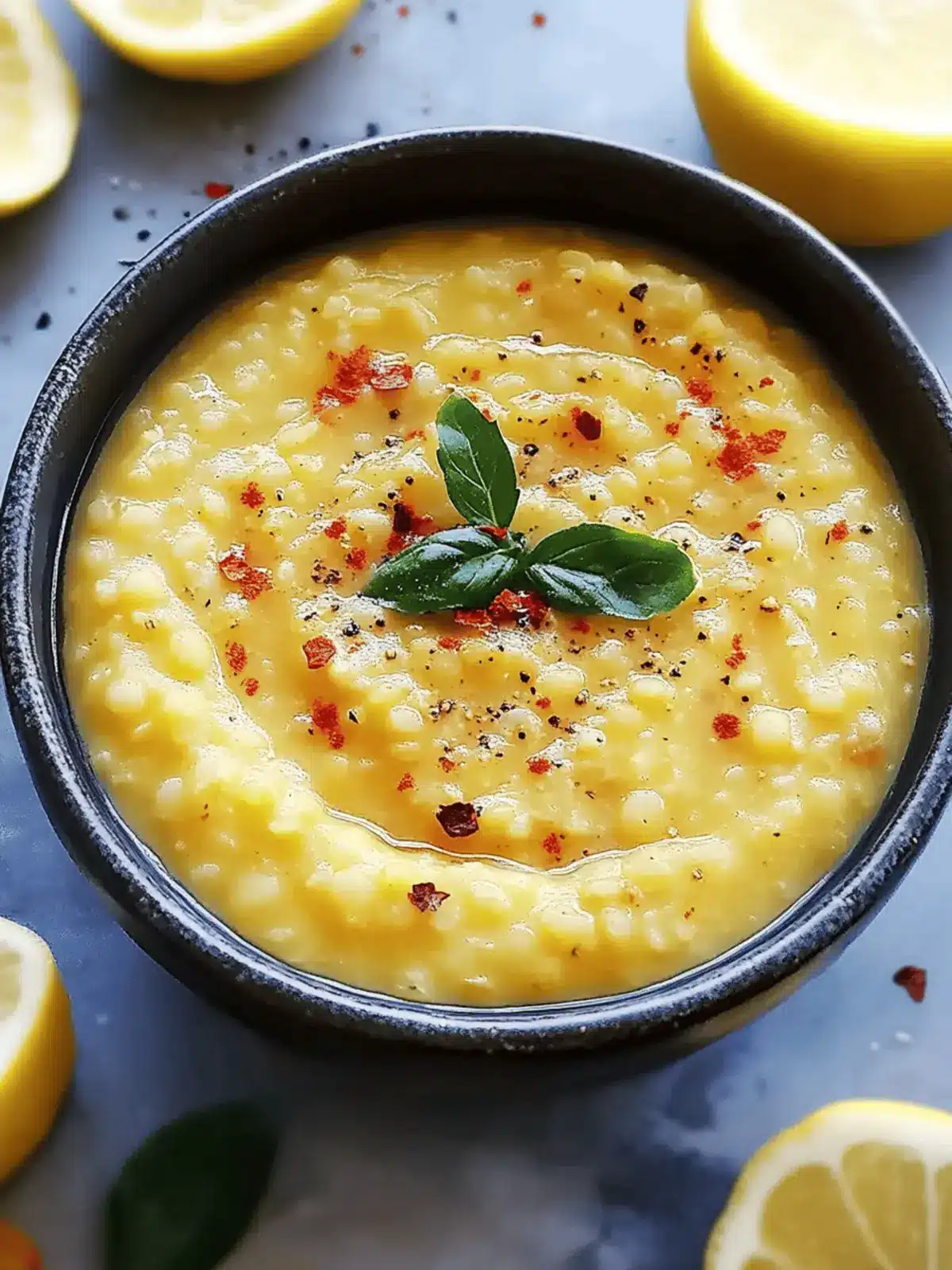 Lebanese Lemon Lentil Soup