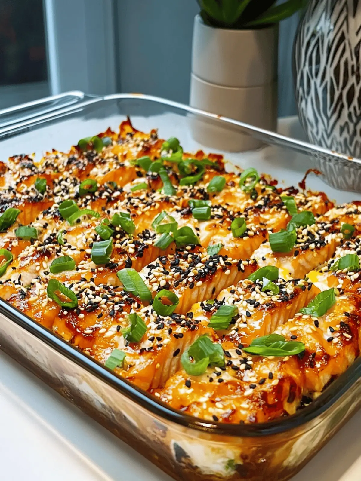 Salmon Sushi Bake