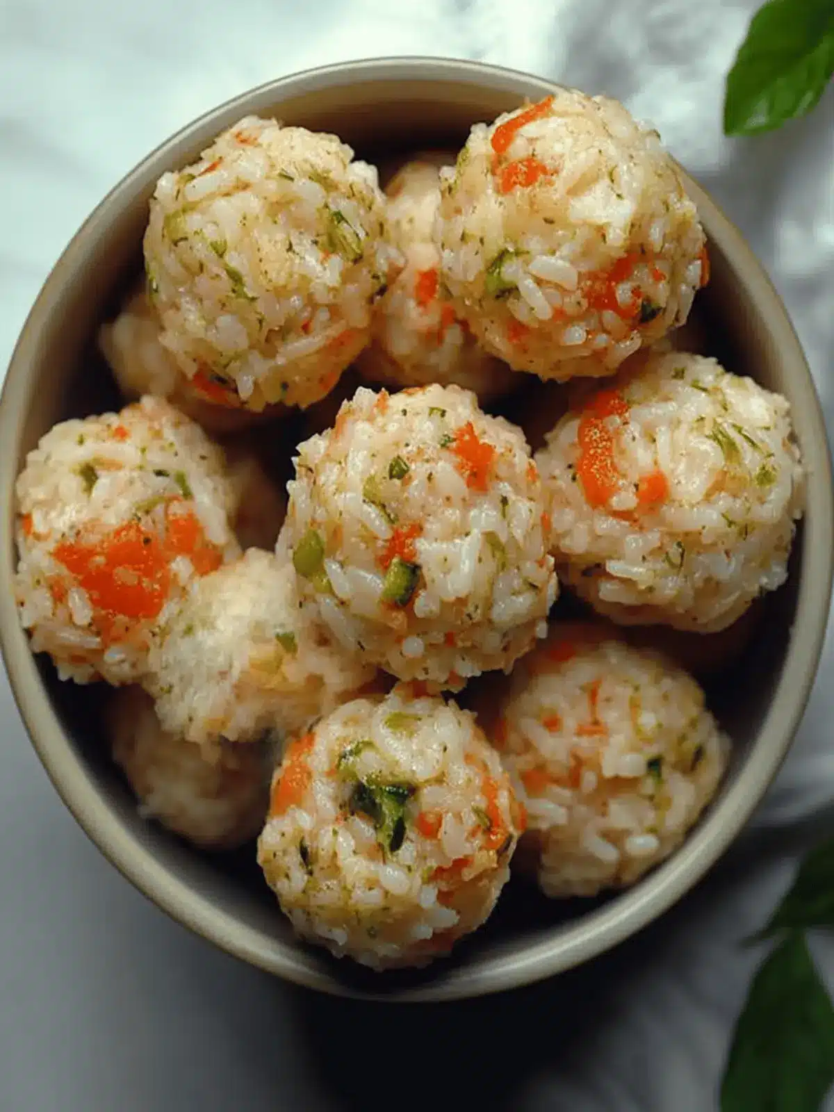 Veggie Rice Balls
