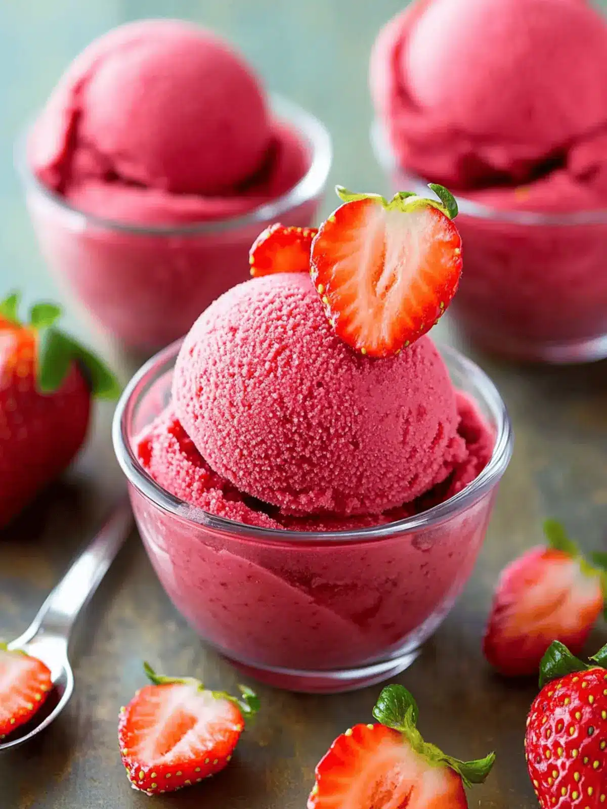 Strawberry Sorbet