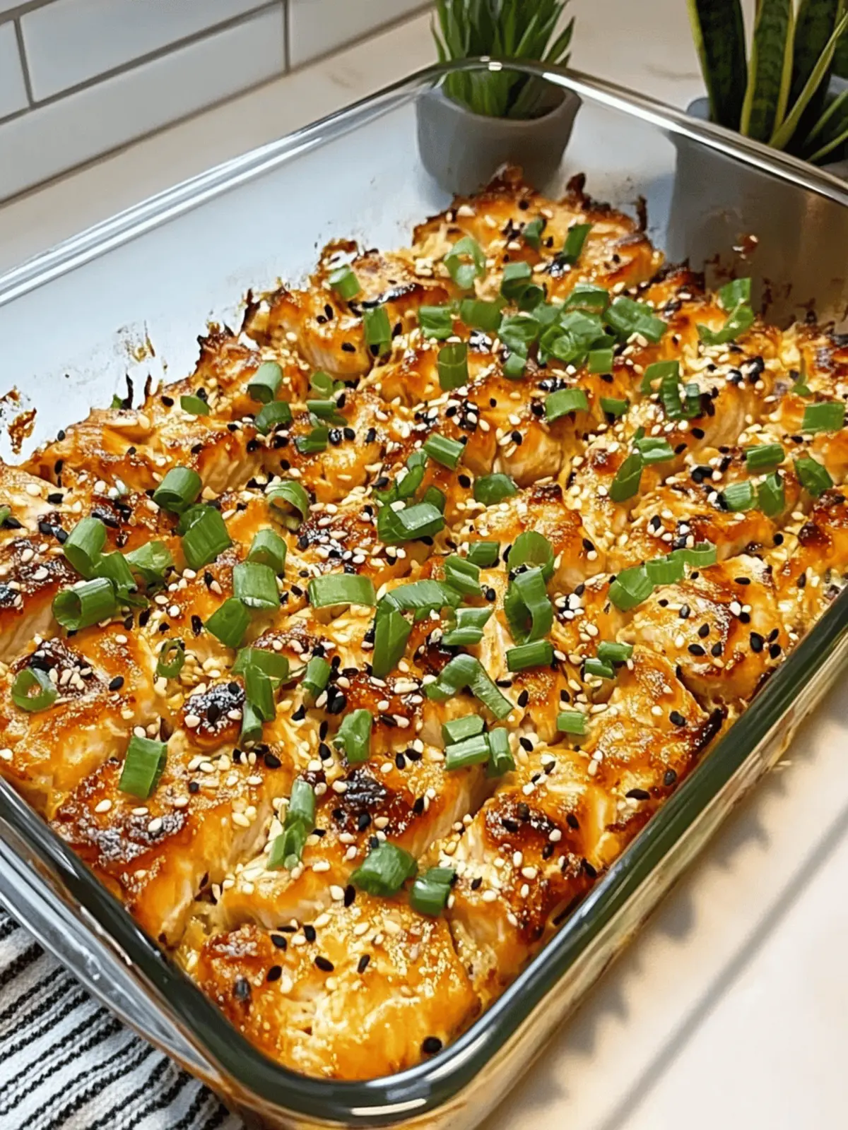 Salmon Sushi Bake