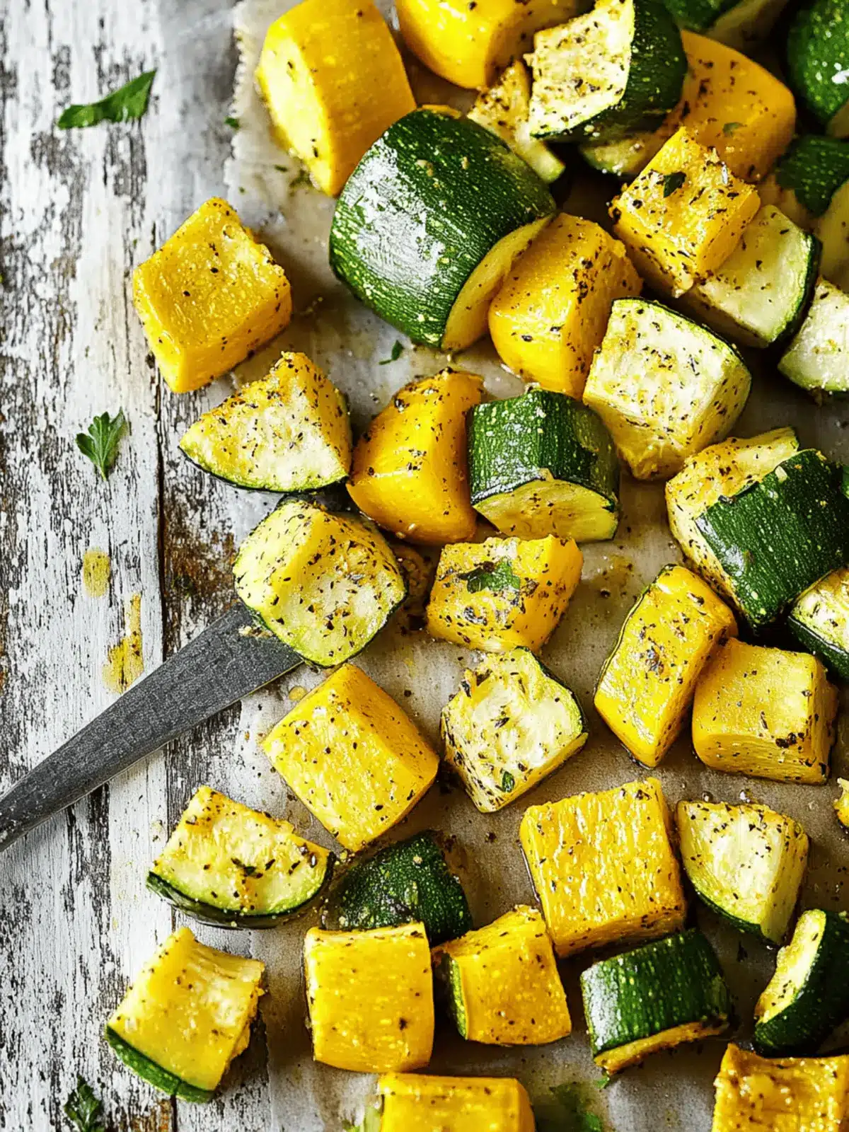 Roasted Zucchini and Squash