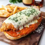 Vodka Sauce Chicken Parmesan Sandwich
