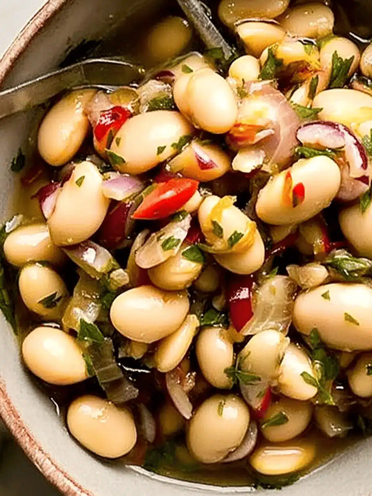 Marinated Butter Beans