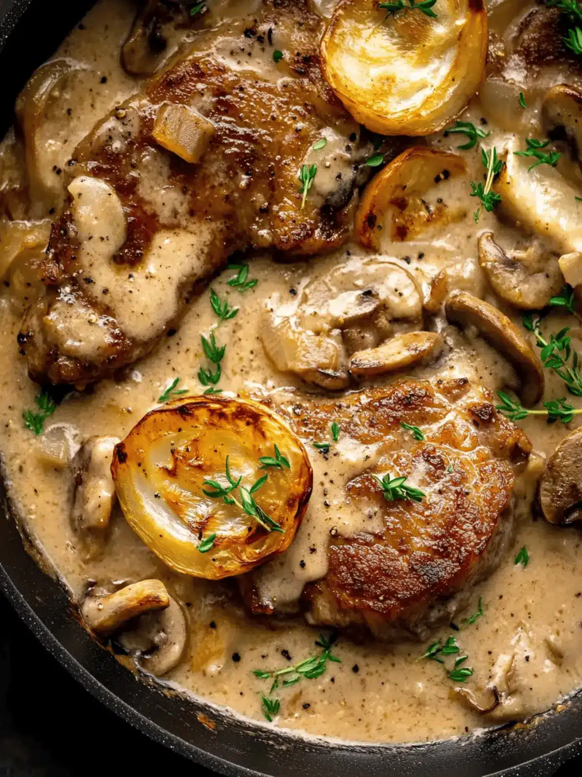 Smothered Pork Steak