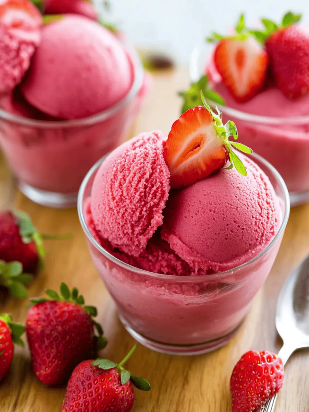 Strawberry Sorbet