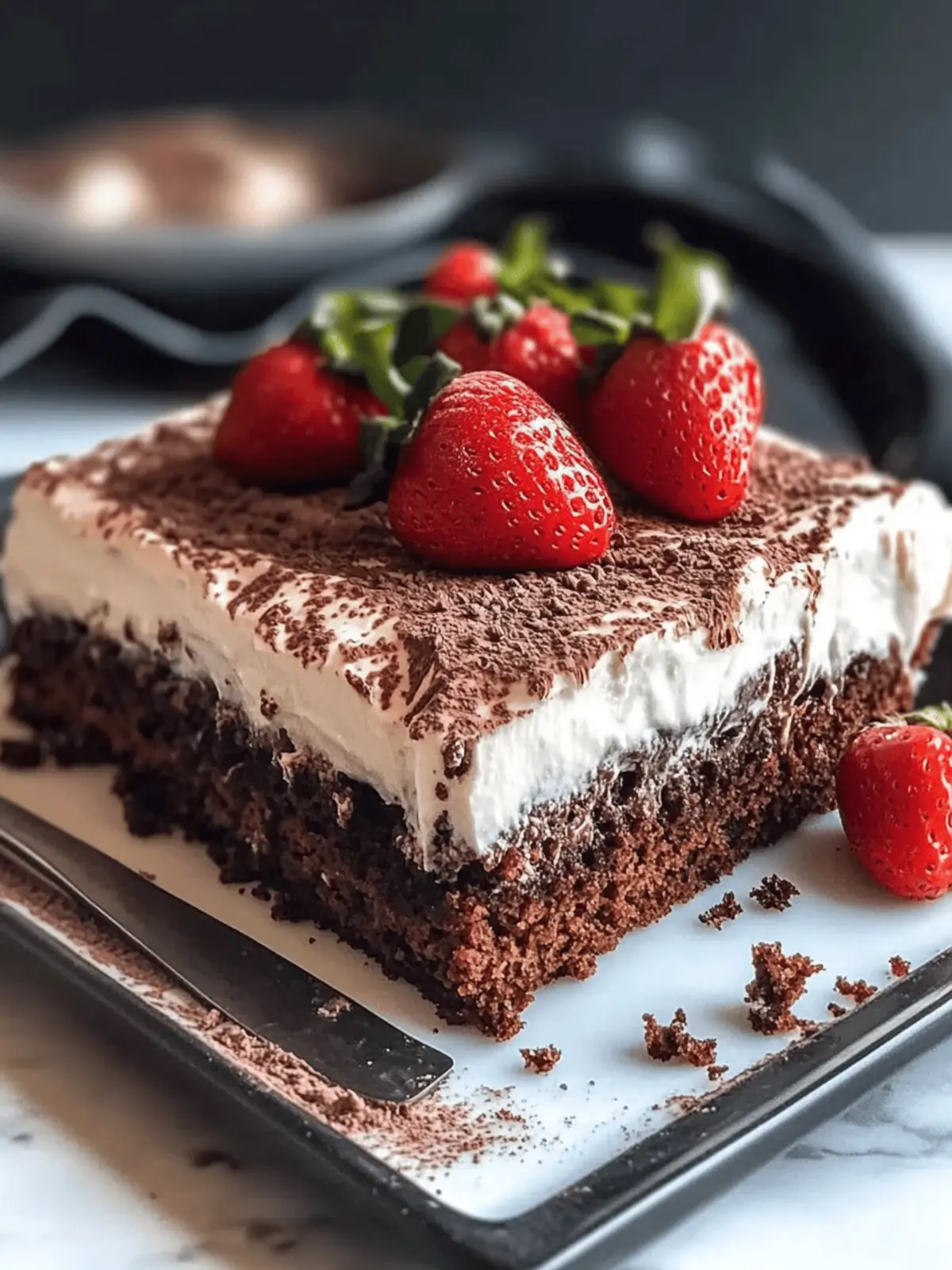 Mexican Chocolate Tres Leches Cake