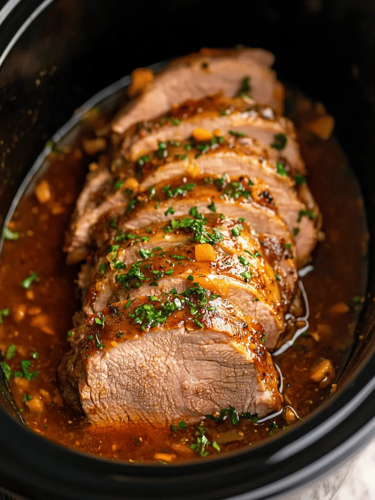 Crock Pot Apricot Pork Tenderloin