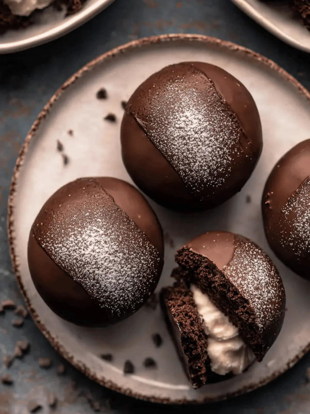Chocolate Maritozzi