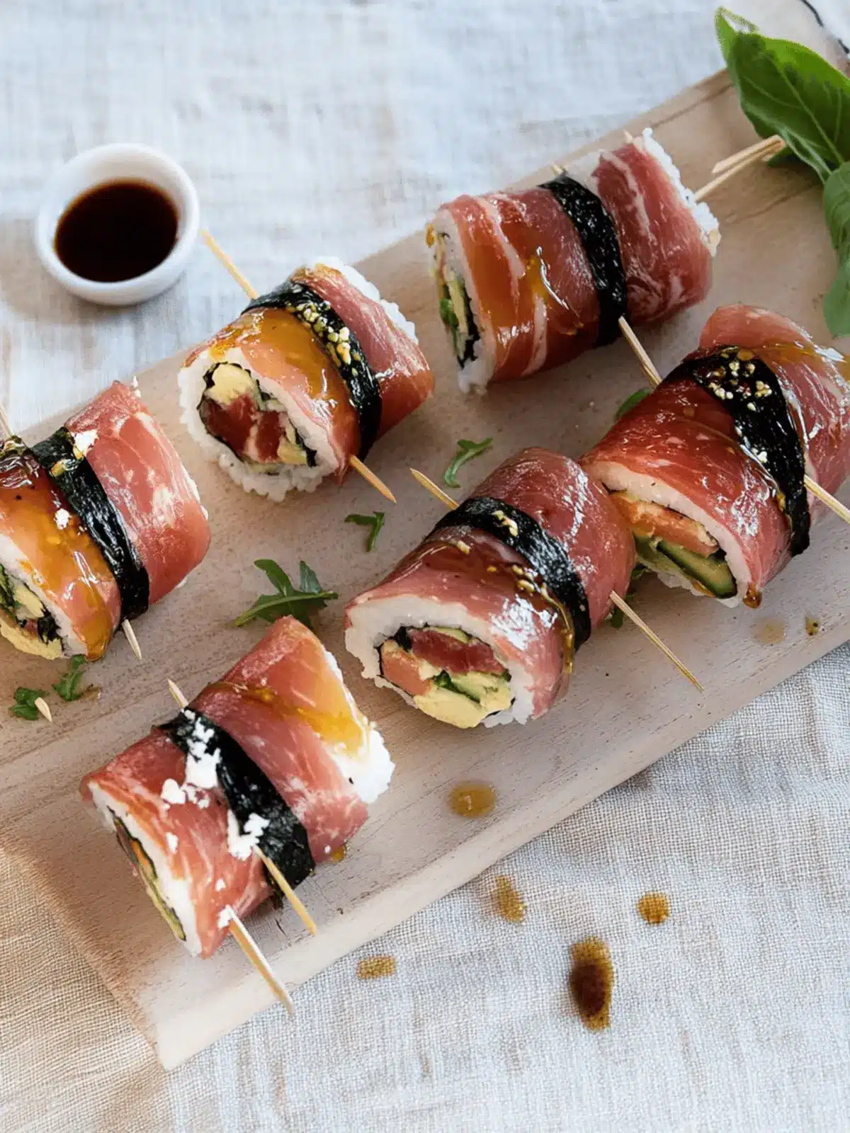 Italian Charcuterie Sushi Rolls