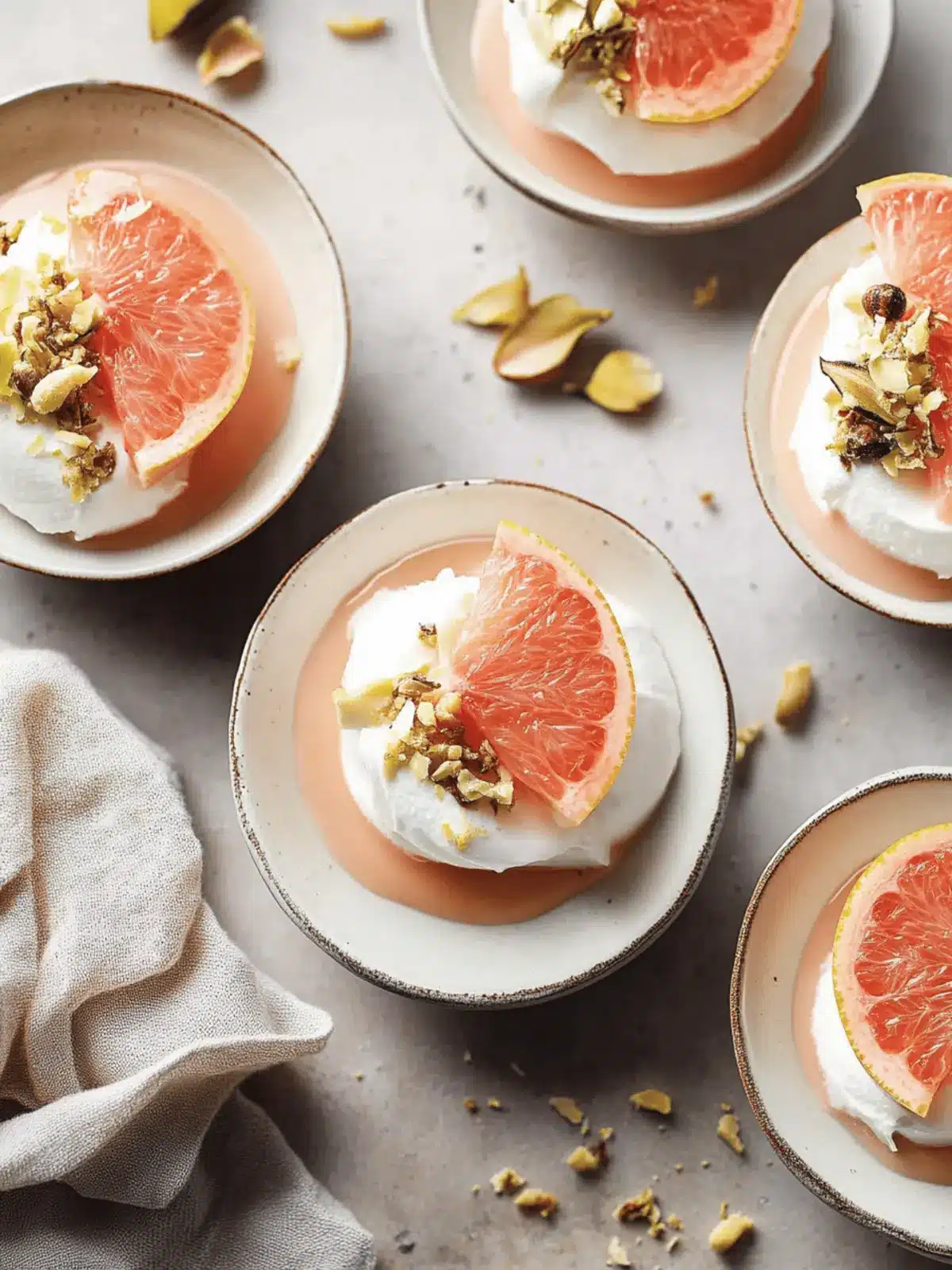 Grapefruit Panna Cotta