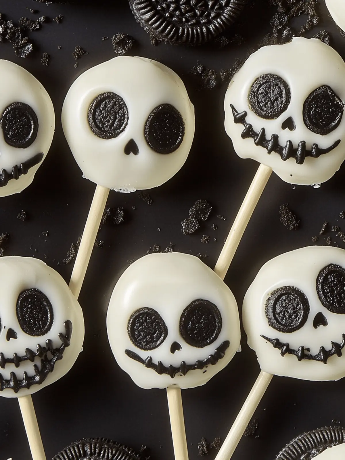 Jack Skellington Oreo Pops