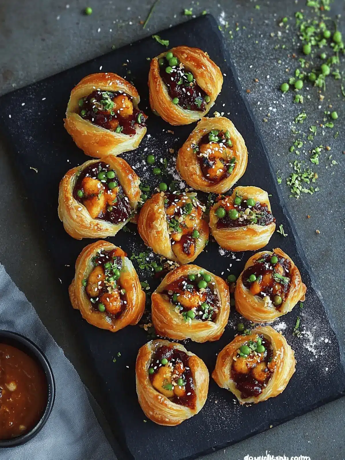 Dabeli Puff Pastry Swirl