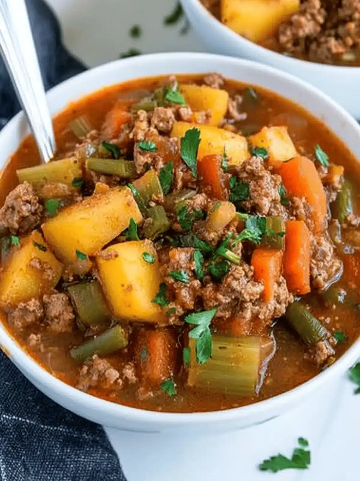 Loaded Hamburger Soup: Hearty Comfort for Busy Nights 3 Loaded Hamburger Soup