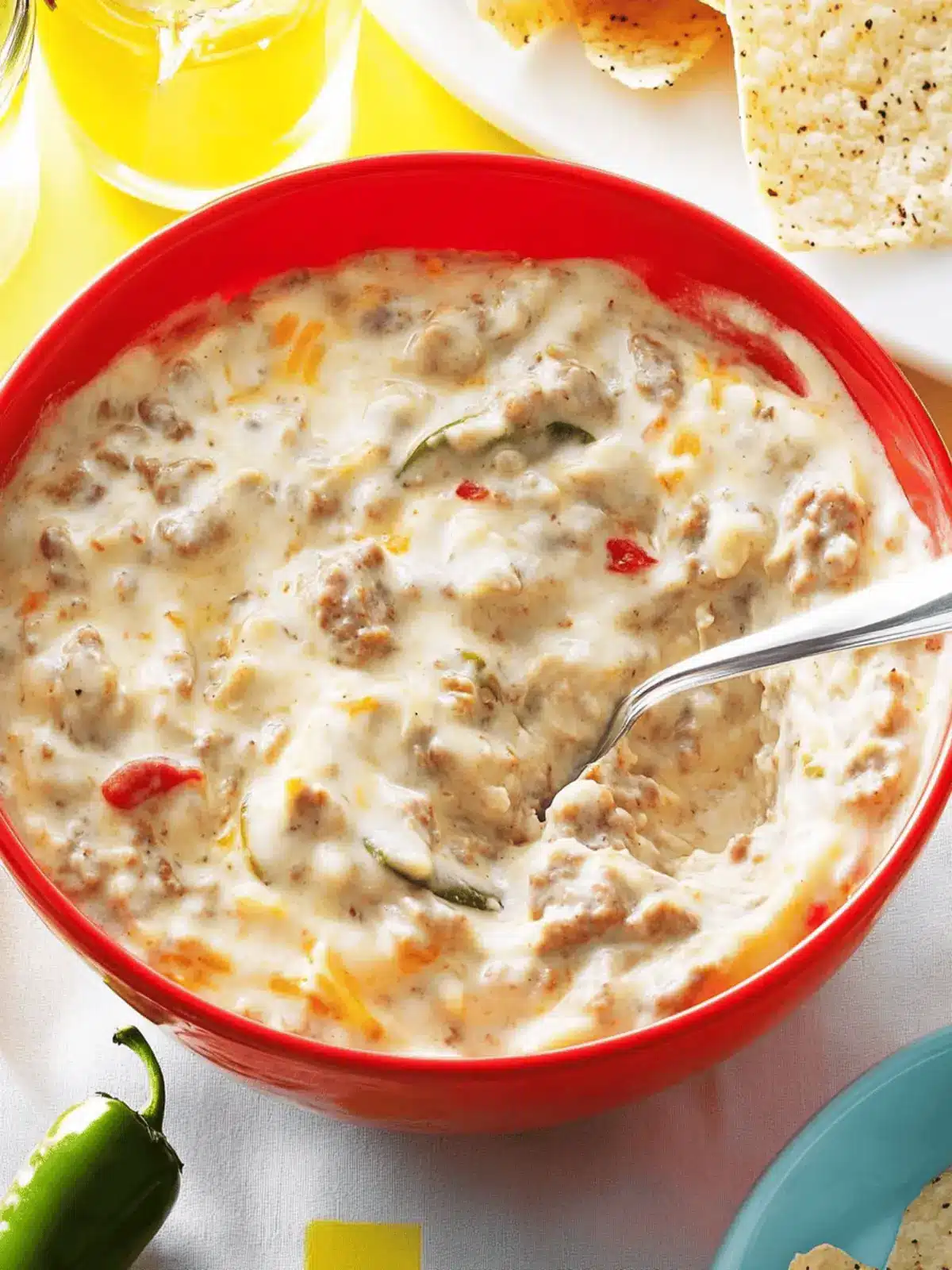 Sausage Jalapeno Dip