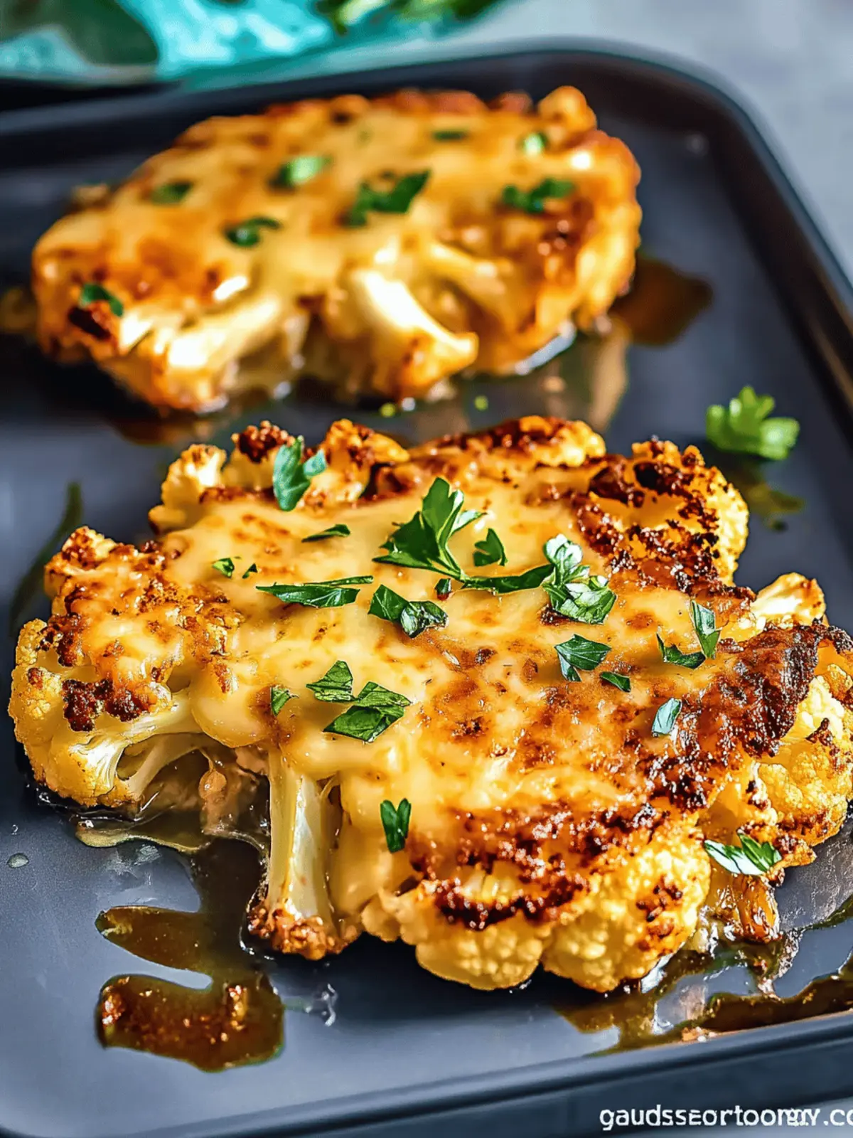 Cheesy Cauliflower Steak